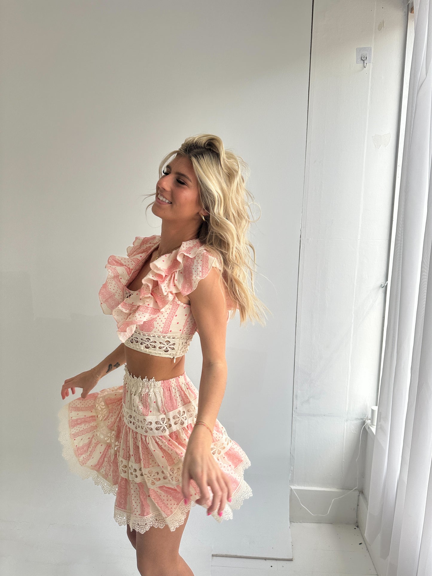 Romantic Ruffle Tiered Skirt