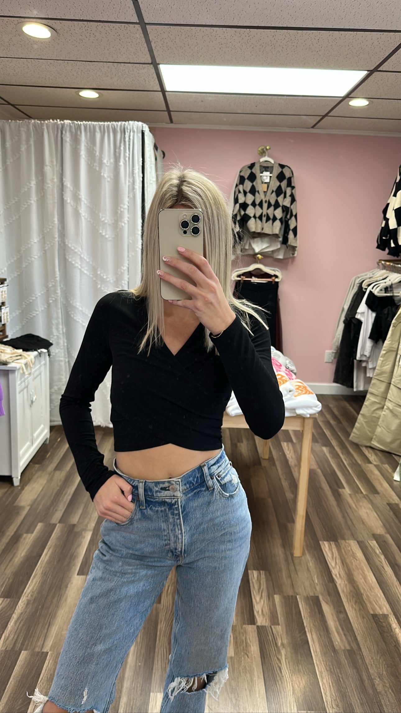 Twist Front Crop Top
