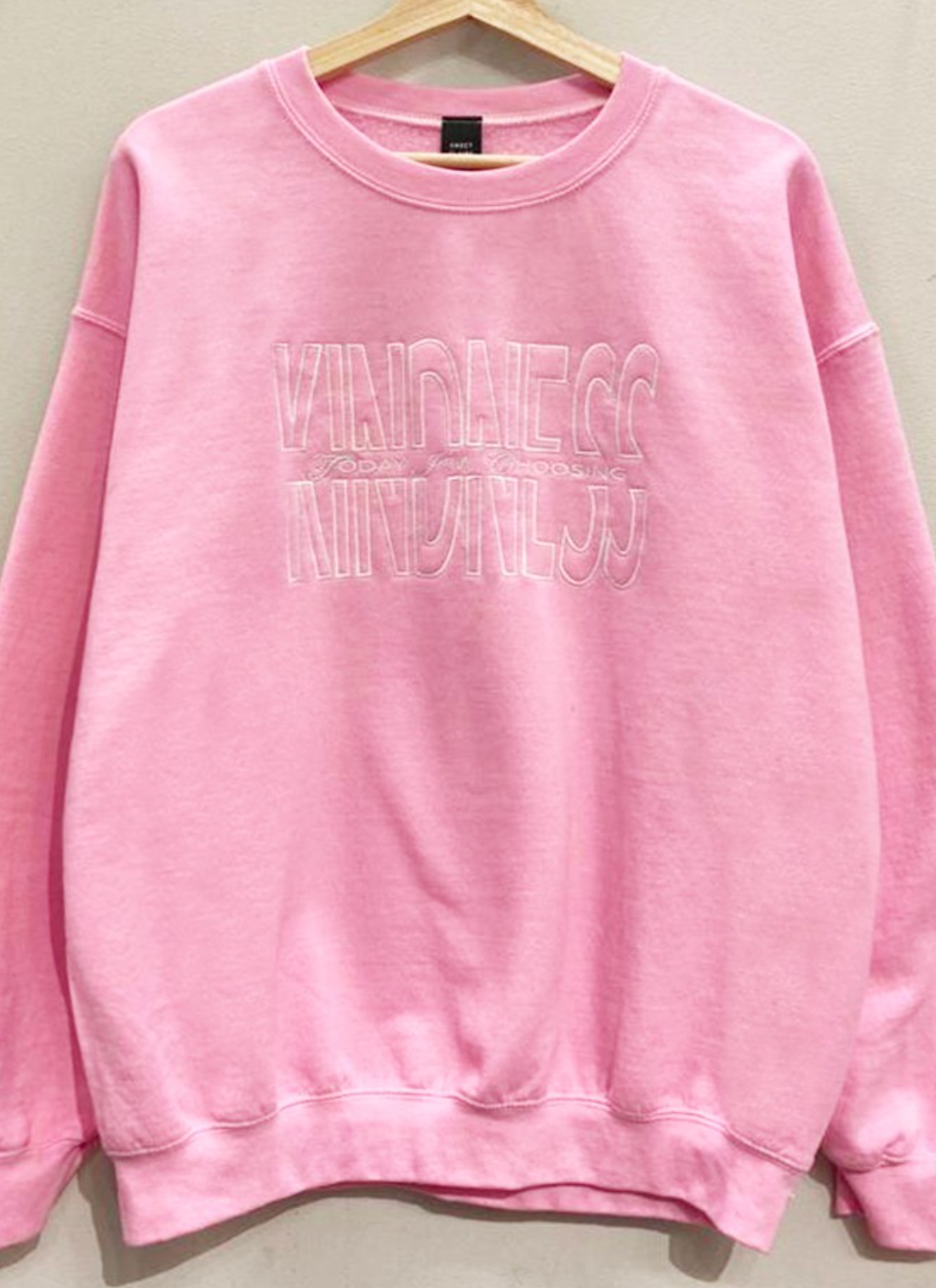 Rose Pink Kindness Crewneck
