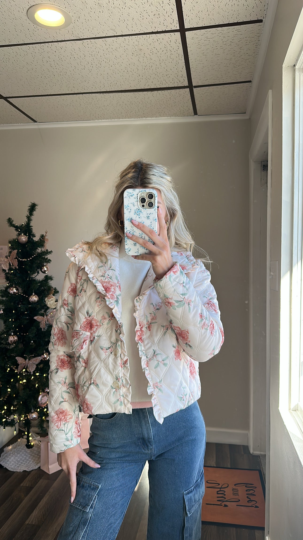 Floral Spring Puffer