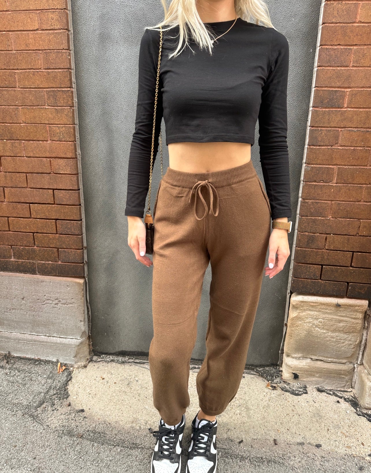 Expresso Martini Knit Joggers