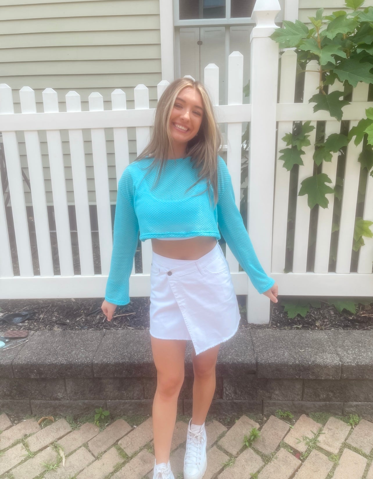 Wavy Baby Mesh Long Sleeve