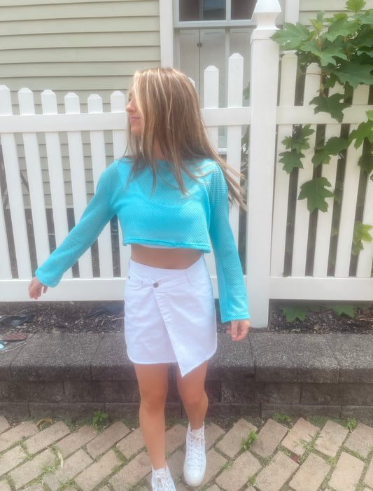 Wavy Baby Mesh Long Sleeve