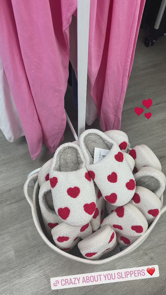 Crazy About You Slippers